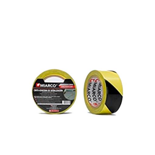 Imagen de Cinta Amarillo/Negro 50x33M PVC 650 Miarco